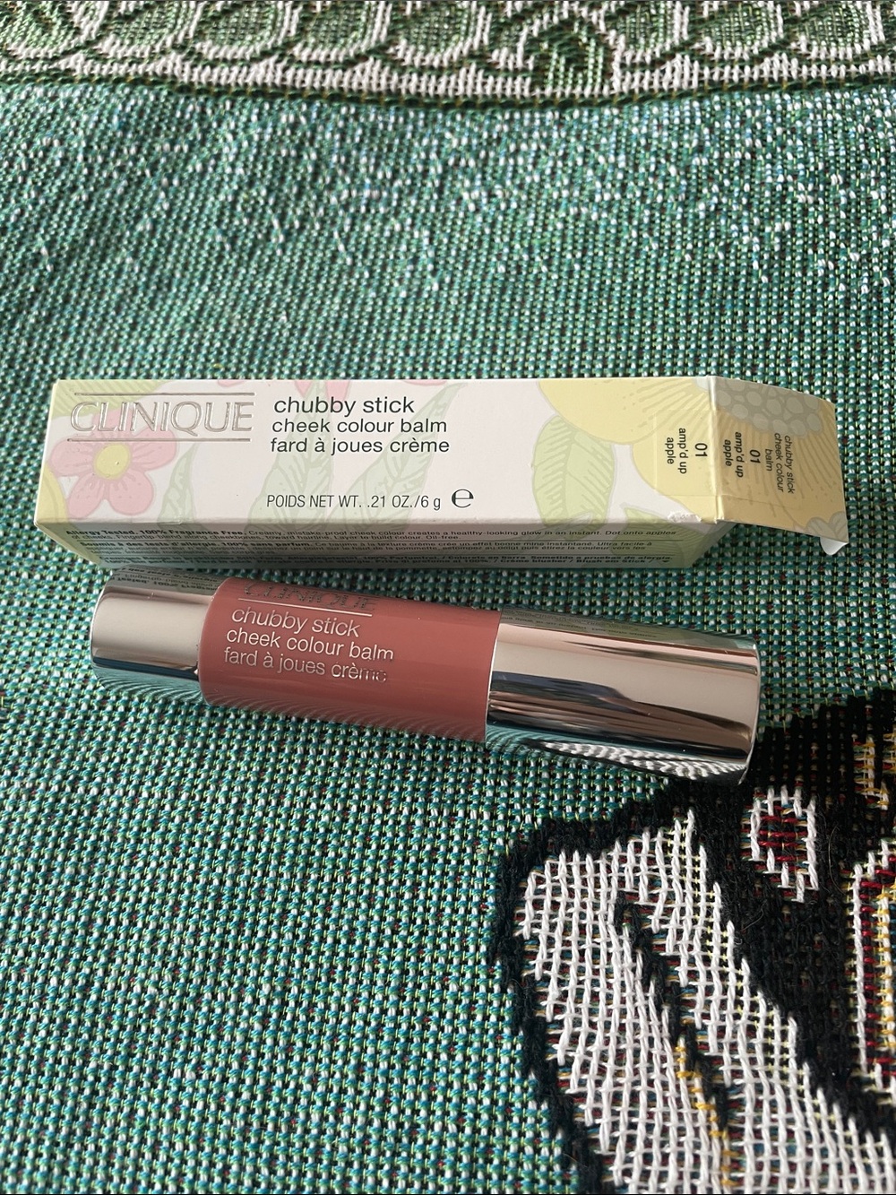 BNIB - Clinique Chubby Stick Cheek Colour Balm - Mauve Pink - Amp’d Up Apple